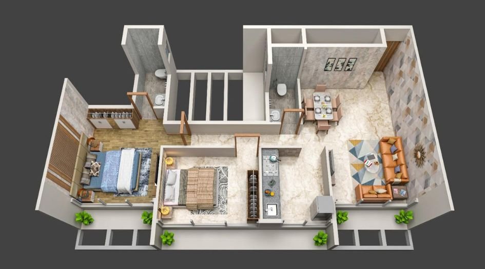 Neelkanth-Darshan-Floor-Plan-2 BHK-1315-Sqft